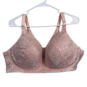 Torrid Curve 44D Pink Lace T-Shirt Bra